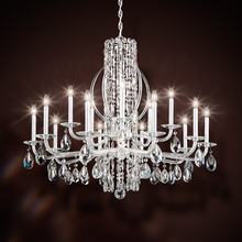 Schonbek 1870 RS8315N-06H - Siena 15 Light 120V Chandelier in White with Clear Heritage Handcut Crystal