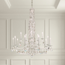 Schonbek 1870 RS84151N-48H - Siena 17 Light 120V Chandelier (No Spikes) in Antique Silver with Clear Heritage Handcut Crystal