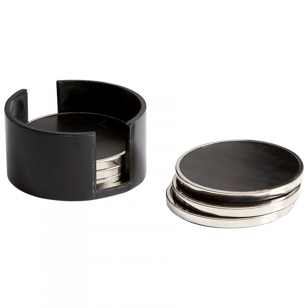 Jameson Coasters Nickel And Black