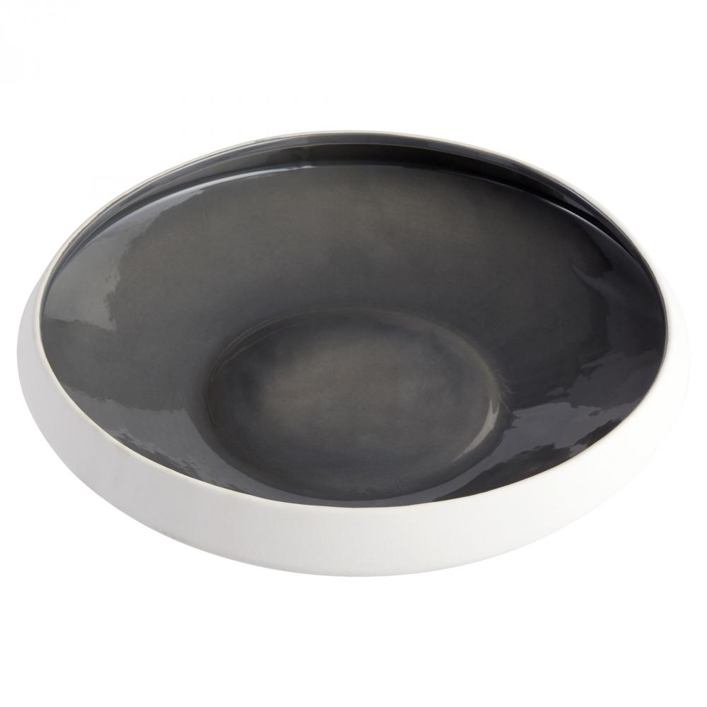 Tricolore Bowl|Grey|Textured Matte White-L