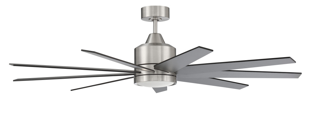 60" Ceiling Fan w/DC Motor, Blades, LED Light Kit