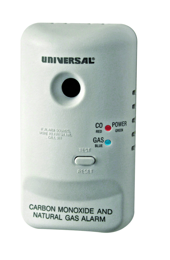 Carbon Monoxide & Natural Gas, Plug-In w/Battery Back-Up