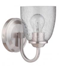 Craftmade 49901-BNK - Serene 1 Light Wall Sconce in Brushed Polished Nickel