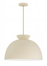 Craftmade 59192-CW - Ventura Dome 1 Light Pendant in Cottage White