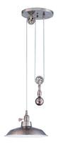Craftmade P400-TS - 1 Light Pulley Pendant in Tarnished Silver