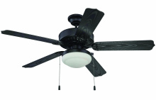 Craftmade END52MBK5PC1 - 52" Ceiling Fan w/Blades & LED Light Kit, Wet Rated