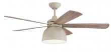 Craftmade VEN52CW5 - Ventura 52" 5-Blade Indoor/Outdoor (Damp) Ceiling Fan