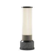 Bulbrite K70400 - Cordless Table Lamp Candlestick Brushed Pewter