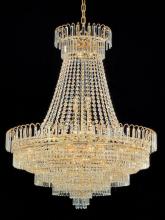 Crystorama 1403-GD-CL-MWP - Crystorama 24 Light Clear Crystal Gold Chandelier