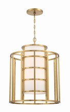 Crystorama 9597-LG - Brian Patrick Flynn for Crystorama Hulton 6 Light Luxe Gold Chandelier