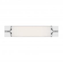 Crystorama FOS-A8051-CH - Foster 1 Light LED Polished Chrome Bathroom Vanity