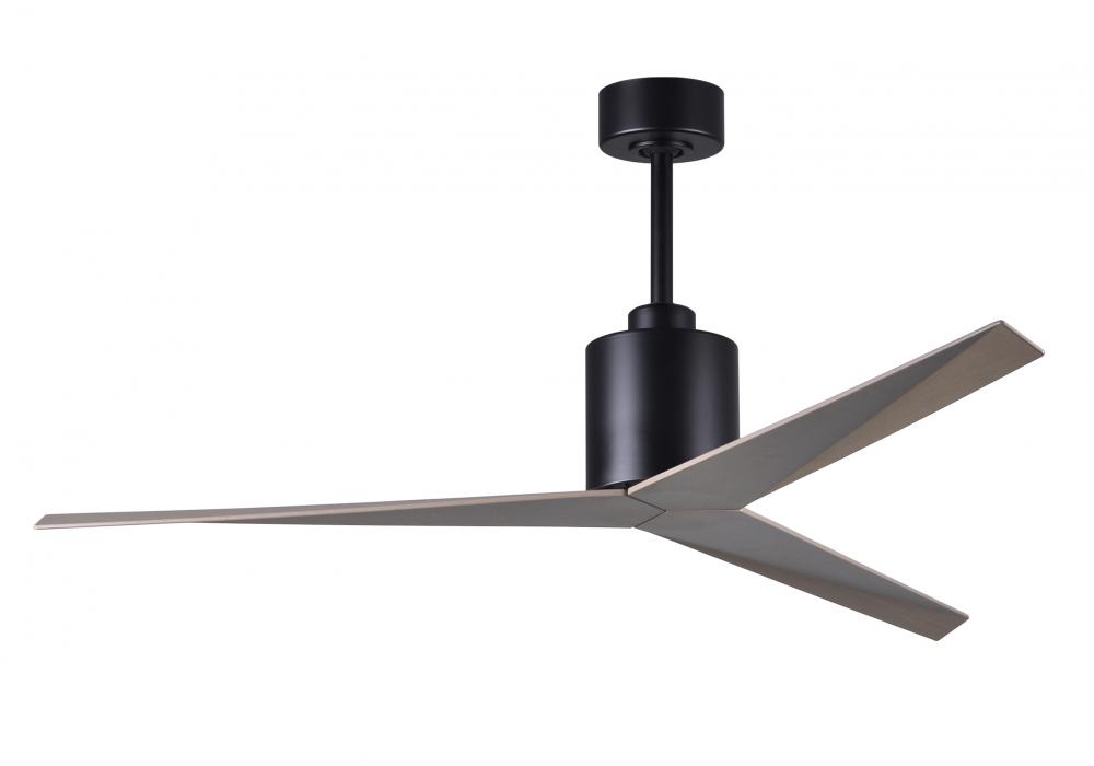 Eliza - Ceiling Fan - Matte Black Finish - Gray Ash Tone Blades