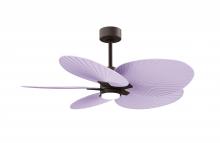 Matthews Fan Company AKTPLK-TB-LI - Alessandra Tropical - Five Blade Ceiling Fan - 5CCT Integrated LED - Textured Bronze Finish