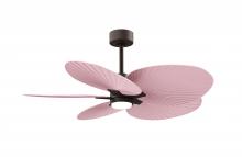 Matthews Fan Company AKTPLK-TB-PI - Alessandra Tropical - Five Blade Ceiling Fan - 5CCT Integrated LED - Textured Bronze Finish
