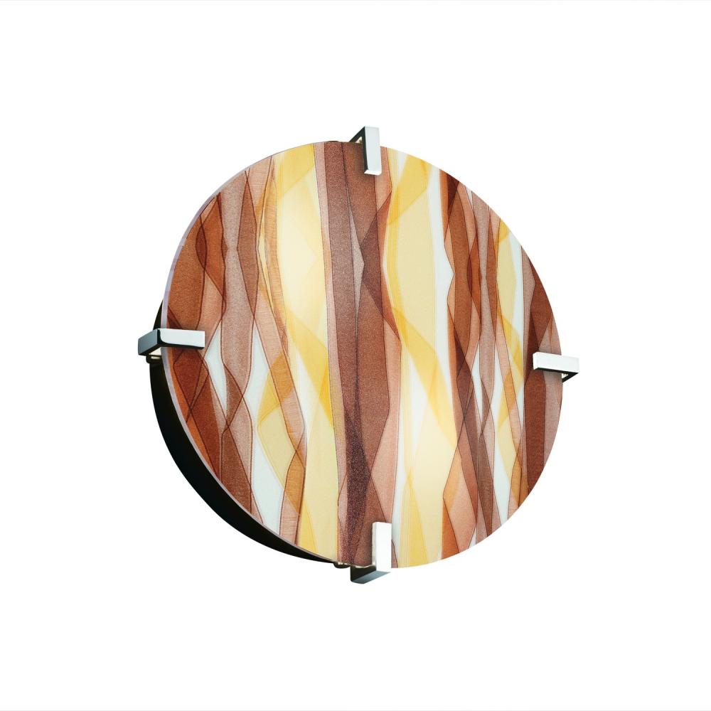 12" Round Clips Wall Sconce (ADA)