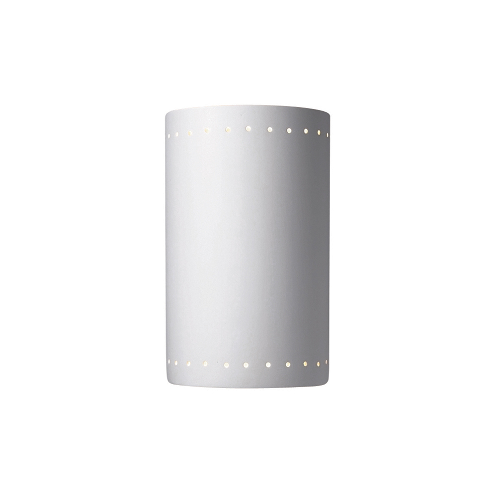Large ADA Outdoor LED Cylinder w/ Perfs - Open Top & Bottom