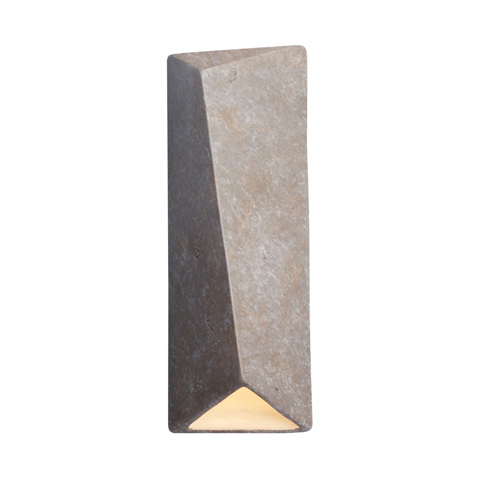 ADA Diagonal Rectangle Outdoor LED Wall Sconce (Closed Top)
