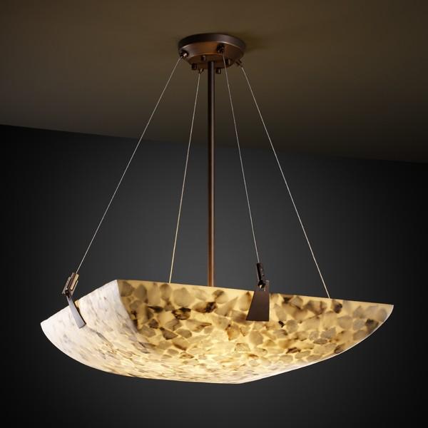 18" LED Pendant Bowl w/ Tapered Clips