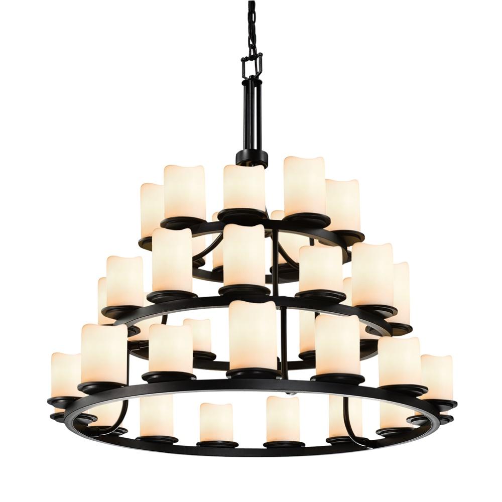 Dakota 36-Light 3-Tier Ring LED Chandelier