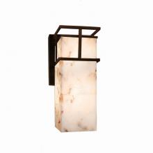 Justice Design Group ALR-8644W-DBRZ - Structure LED 1-Light Large Wall Sconce - Outdoor