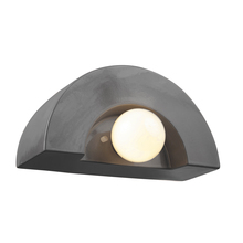 Justice Design Group CER-3020-GRY - Crescent Wall Sconce