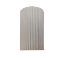 Justice Design Group CER-5745-BIS - Large ADA Pleated Cylinder Wall Sconce