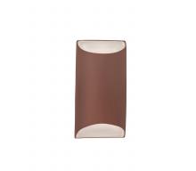 Justice Design Group CER-5750-CLAY - Small ADA Tapered Cylinder Wall Sconce