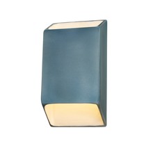 Justice Design Group CER-5865-MDMT - Small ADA Tapered Rectangle LED Wall Sconce (Open Top & Bottom)