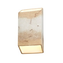 Justice Design Group CER-5875-TRAG - Large ADA Tapered Rectangle LED Wall Sconce (Open Top & Bottom)