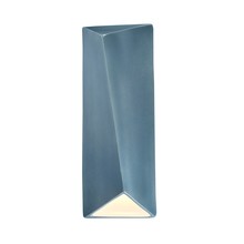 Justice Design Group CER-5890W-MDMT - ADA Diagonal Rectangle Outdoor LED Wall Sconce (Closed Top)