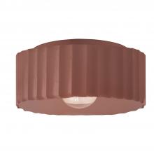 Justice Design Group CER-6187-CLAY - Large Gear Flush-Mount