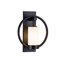 Justice Design Group CLD-7732W-MBLK - Redondo Outdoor 1-Light Wall Sconce