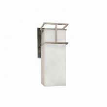 Justice Design Group CLD-8643W-NCKL - Structure 1-Light Small Wall Sconce - Outdoor
