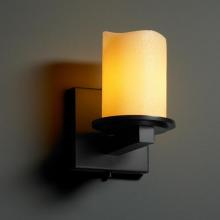 Justice Design Group CNDL-8771-14-AMBR-NCKL - Dakota 1-Light Wall Sconce