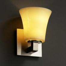 Justice Design Group CNDL-8921-14-AMBR-NCKL - Modular 1-Light Wall Sconce