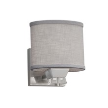Justice Design Group FAB-8471-30-GRAY-NCKL - Ardent 1-Light Wall Sconce