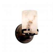 Justice Design Group FAL-8451-10-DBRZ - Atlas 1-Light Wall Sconce