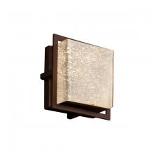 Justice Design Group FSN-7561W-MROR-DBRZ - Avalon Square ADA Outdoor/Indoor LED Wall Sconce
