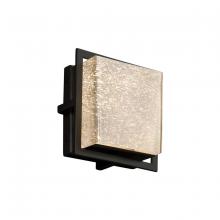 Justice Design Group FSN-7561W-MROR-MBLK - Avalon Square ADA Outdoor/Indoor LED Wall Sconce
