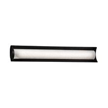 Justice Design Group FSN-8635-WEVE-MBLK - Lineate 30" Linear LED Wall/Bath