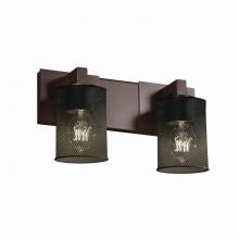 Justice Design Group MSH-8922-10-DBRZ - Modular 2-Light Wall Sconce