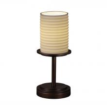 Justice Design Group POR-8798-10-SAWT-DBRZ-LED1-700 - Dakota 1-Light LED Table Lamp (Short)