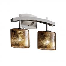 Justice Design Group FSN-8592-30-RBON-DBRZ - Archway 2-Light Bath Bar