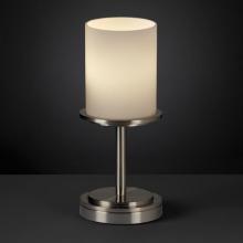 Justice Design Group FSN-8798-10-OPAL-NCKL-LED1-700 - Dakota 1-Light LED Table Lamp (Short)