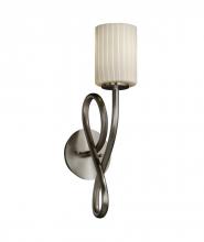 Justice Design Group FSN-8911-15-RBON-DBRZ - Capellini 1-Light Wall Sconce
