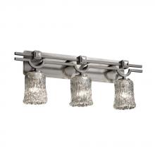 Justice Design Group GLA-8503-26-CLRT-DBRZ - Argyle 3-Light Bath Bar