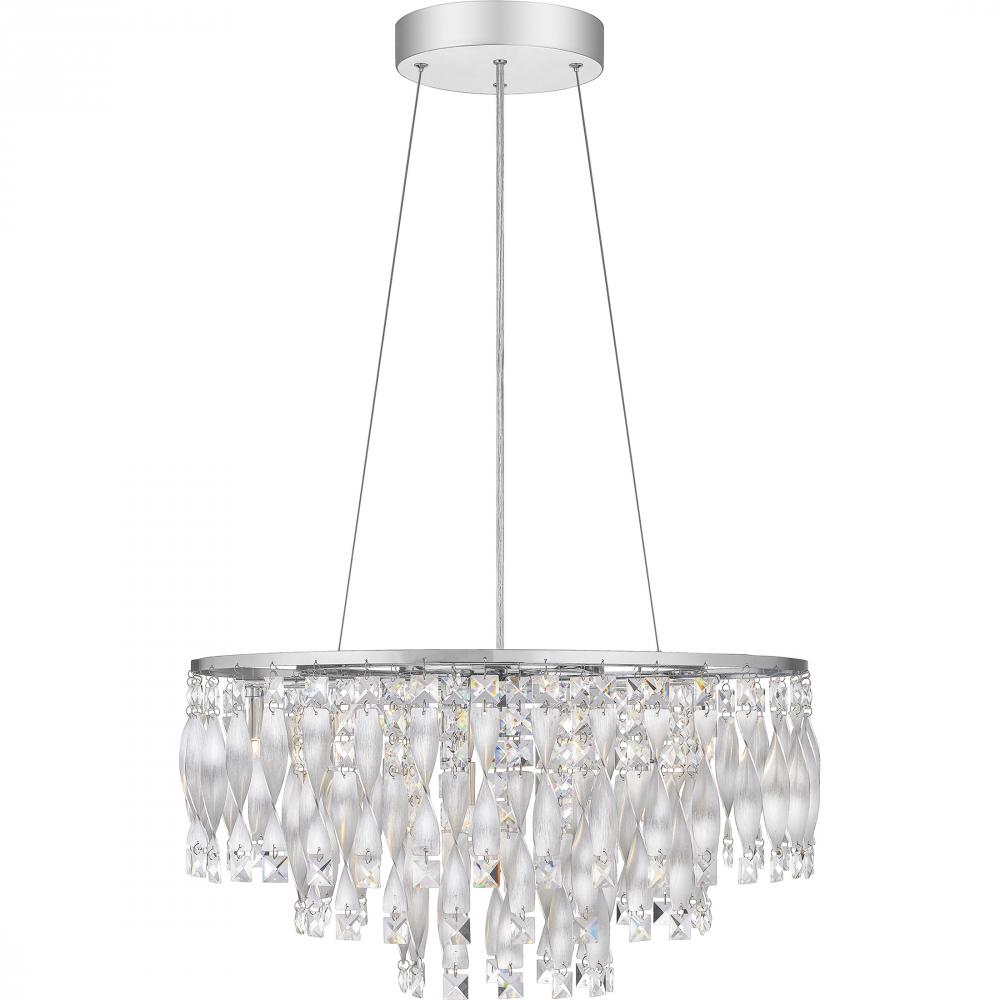 Twinkle 6-Light Polished Chrome Pendant Light