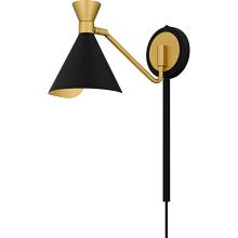 Quoizel ADN8706MBK - Arden 1-Light Matte Black Wall Sconce