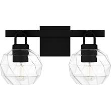 Quoizel CIA8616MBK - Celina 2-Light Matte Black Bath Light