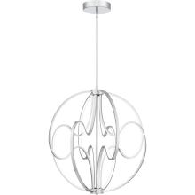 Quoizel PCCLR2824C - Clairon Integrated LED Polished Chrome Pendant Light